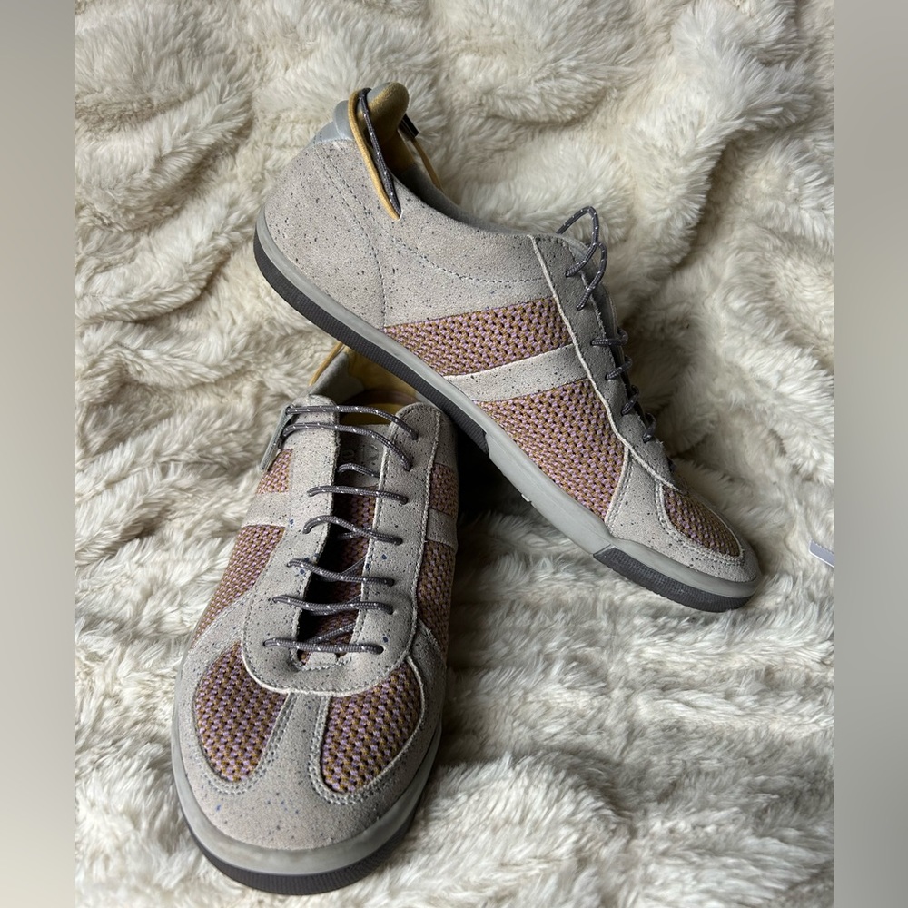 PLAE Butler Sneakers Sandstorm 9.5 Women's No-tie Unisex 8 Men's Gray Purple